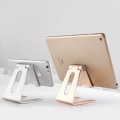 Schneller Lieferung Mobiltelefonständer, aktualisierter Aluminium -Desktop Solid Universal Desk Ständer für alle mobilen Smartphone -Tablets